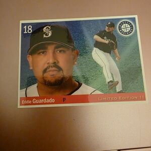 Eddie Guardado Limited Edition Baseball Card